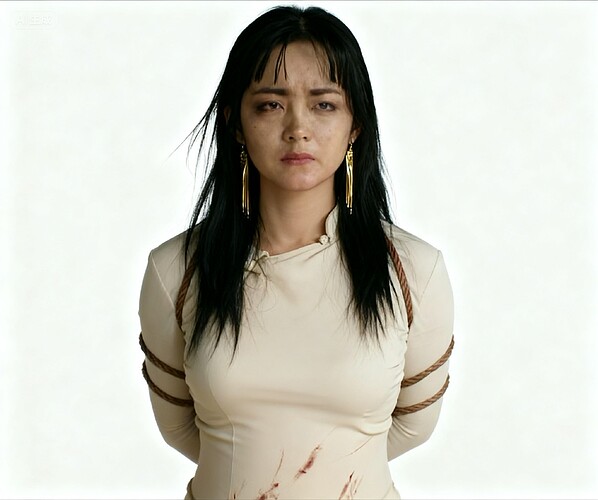 jimeng-2025-09-10-5260-让女人脸型变成窄一点, 去掉双下巴, 头部比例变得小一点