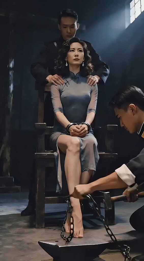 炼狱锁身 刑房砺志 - AI女烈作品展示与讨论 - 红霞万朵