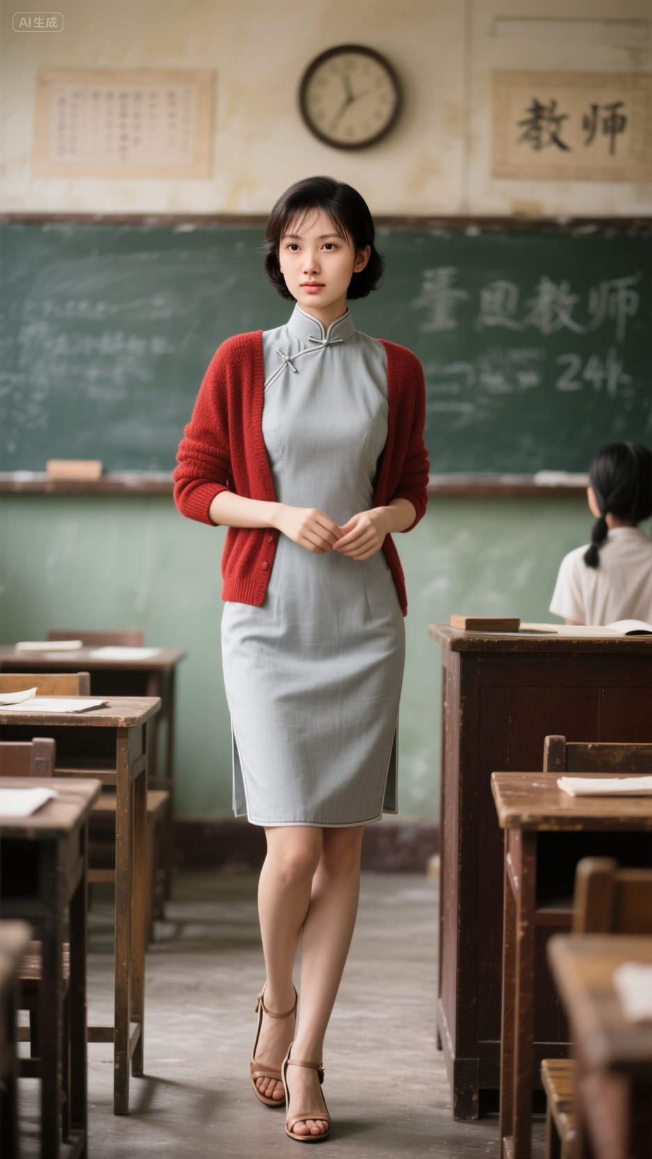 女教师的使命 - AI女烈作品展示与讨论 - 红霞万朵